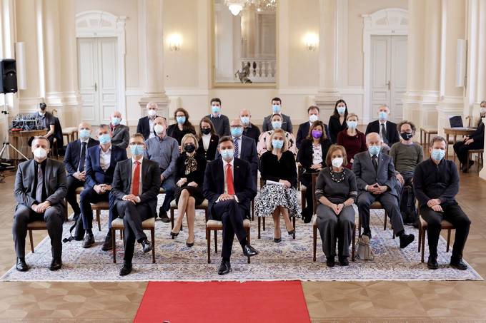 Predsednik Pahor je priredil sprejem ob 30-letnici interneta v Sloveniji